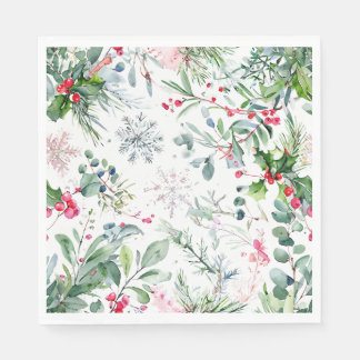 Serviette En Papier fruits frais d'hiver