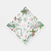 Serviette En Papier fruits frais d'hiver (Coin)