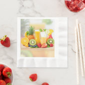 Serviette En Papier Fruits frais juteux (En situation)