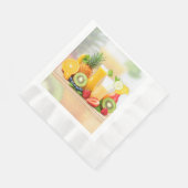 Serviette En Papier Fruits frais juteux (Coin)
