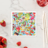 Serviette En Papier Fruits tropicaux salants (En situation)