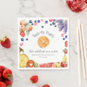 Serviette En Papier Fruitti à deux tti Cutie Fruit Anniversaire (En situation)