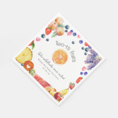 Serviette En Papier Fruitti à deux tti Cutie Fruit Anniversaire (Coin)