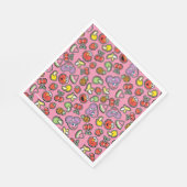 Serviette En Papier Fruity Sticker Elmo & Abby Cadabby Pattern (Coin)