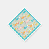 Serviette En Papier Fruity Tiki Beverages (Coin)