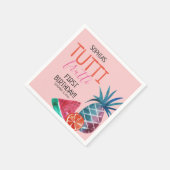 Serviette En Papier Frutti Tutti fête d'anniversaire (Coin)
