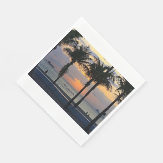 Serviette En Papier Ft. Lauderdale Sunrise (Coin)