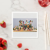 Serviette En Papier Fubby's de la fête, félicitations ! (En situation)