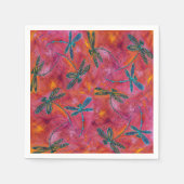 Serviette En Papier Fuchsia (Devant)