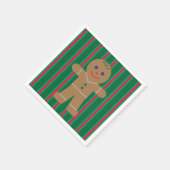 Serviette En Papier Fun and Fancy Christmas Gingbread Homme (Coin)