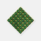 Serviette En Papier Fun Banana Leaf Tropical Anniversaire Motif (Coin)