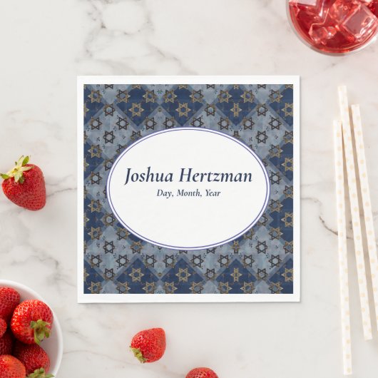 Serviette En Papier Fun Bar Mitzvah Mazel Tov (En situation)