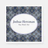 Serviette En Papier Fun Bar Mitzvah Mazel Tov (Devant)