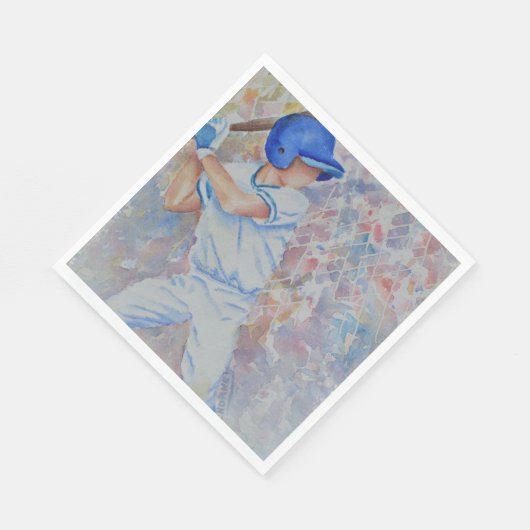 SERVIETTE EN PAPIER FUN BASEBALL PARTI (Coin)