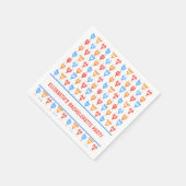 Serviette En Papier Fun Bikini Pool Party Bachelorette personnalisée (Coin)