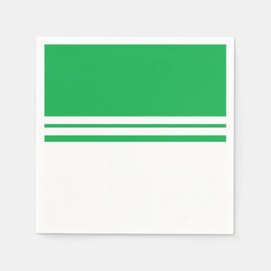 Serviette En Papier Fun Bright Vert Couleur Blocage Couleur Blocage Ra (Devant)