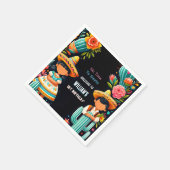 Serviette En Papier fun cactus mignon uno taco première fête 1er anniv (Coin)