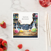 Serviette En Papier Fun Chimie Laboratoire Scientifique Anniversaire (En situation)