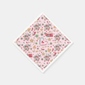 Serviette En Papier Fun Christmas Cookies and Candies (Coin)