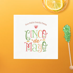Serviette En Papier Fun Cinco de Mayo Fiesta