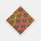 Serviette En Papier Fun Coloré Thanksgiving Turkeys Holiday Napkins (Coin)