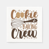 Serviette En Papier Fun Cookie Baking Creative (Devant)