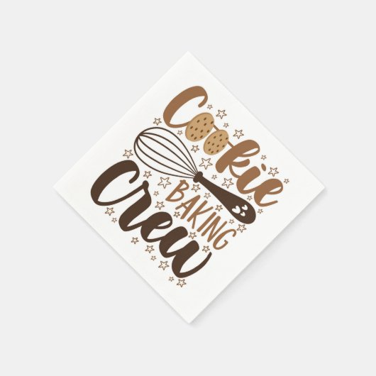 Serviette En Papier Fun Cookie Baking Creative (Coin)