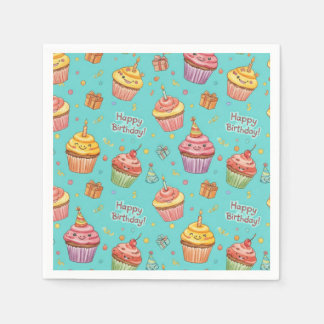 Serviette En Papier Fun Cupcakes, par Natasha Us