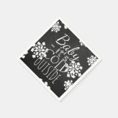 Serviette En Papier Fun Cute Baby Son Froid Dehors Chalkboard (Coin)