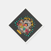 Serviette En Papier Fun cute turkey shirt (Coin)