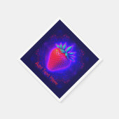 Serviette En Papier Fun Desserts (Strawberry)  (Coin)