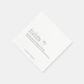 Serviette En Papier Fun Fact Cocktail Napkins (Coin)