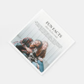 Serviette En Papier Fun Facts About the Couple Fiançailles or Mariage (Coin)