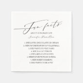 Serviette En Papier Fun Facts About the Graduate Party (Devant)