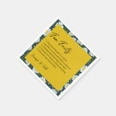 Serviette En Papier Fun Facts Cocktail Napkins (Coin)