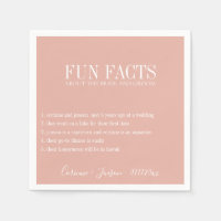 Fun Facts Dusty Rose Personnalisé