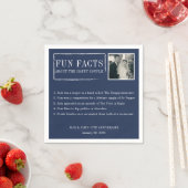 Serviette En Papier Fun Facts serviettes pour mariages & anniversaire (En situation)