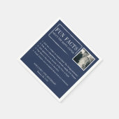 Serviette En Papier Fun Facts serviettes pour mariages & anniversaire (Coin)