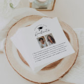 Serviette En Papier Fun Facts sur les 2 diplômés