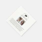 Serviette En Papier Fun Facts sur les 2 diplômés (Coin)