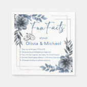 Serviette En Papier Fun Faits Floral Moderne Mariage serviettes (Devant)