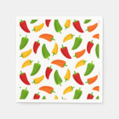 Serviette En Papier Fun Fiesta motif poivron serviettes de fête (Devant)