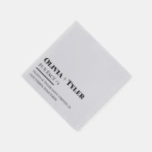 Serviette En Papier Fun Fun Fact Réception Mariage Cocktail Napktail (Coin)