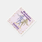 Serviette En Papier Fun Gemini Premier Anniversaire & Gold Confetti (Coin)