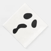 Serviette En Papier Fun Halloween boo face fantôme effrayant Parti (Coin)