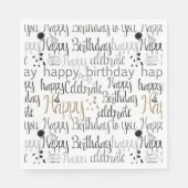 Serviette En Papier Fun Happy Balloons Birthday (Devant)