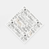 Serviette En Papier Fun Happy Balloons Birthday (Coin)