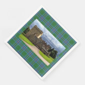 Serviette En Papier Fun Irvine/Irving Clan's Drum Castle Tartan (Coin)