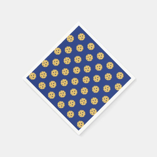 Serviette En Papier Fun Pickleball Motif Pickleball Party (Coin)