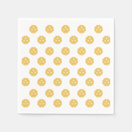 Serviette En Papier Fun Pickleball Motif Pickleball Party (Devant)